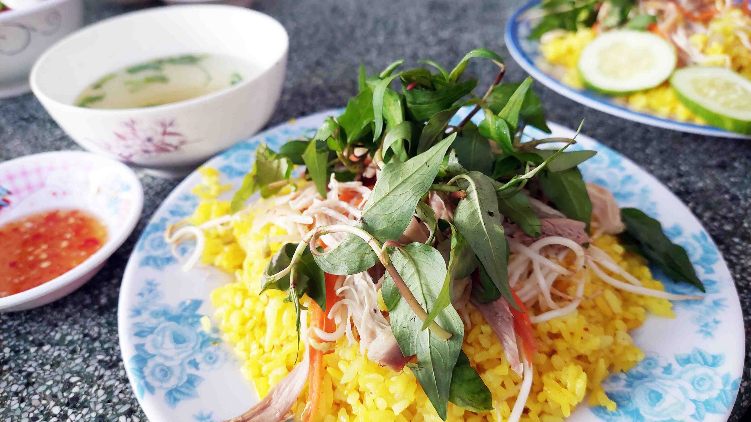 Starting the day with Phu Yen-style chicken rice