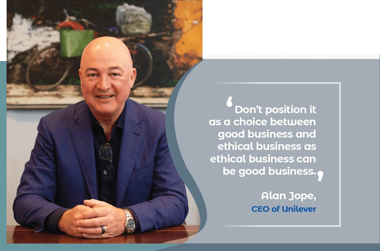 Unilever CEO Alan Jope Sustainability at the heart of Unilever from