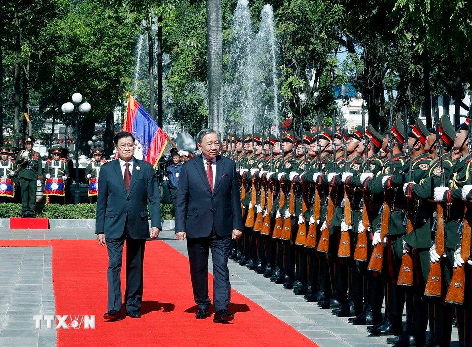 Vietnam’s Party Gen Sec begins state visit to Laos