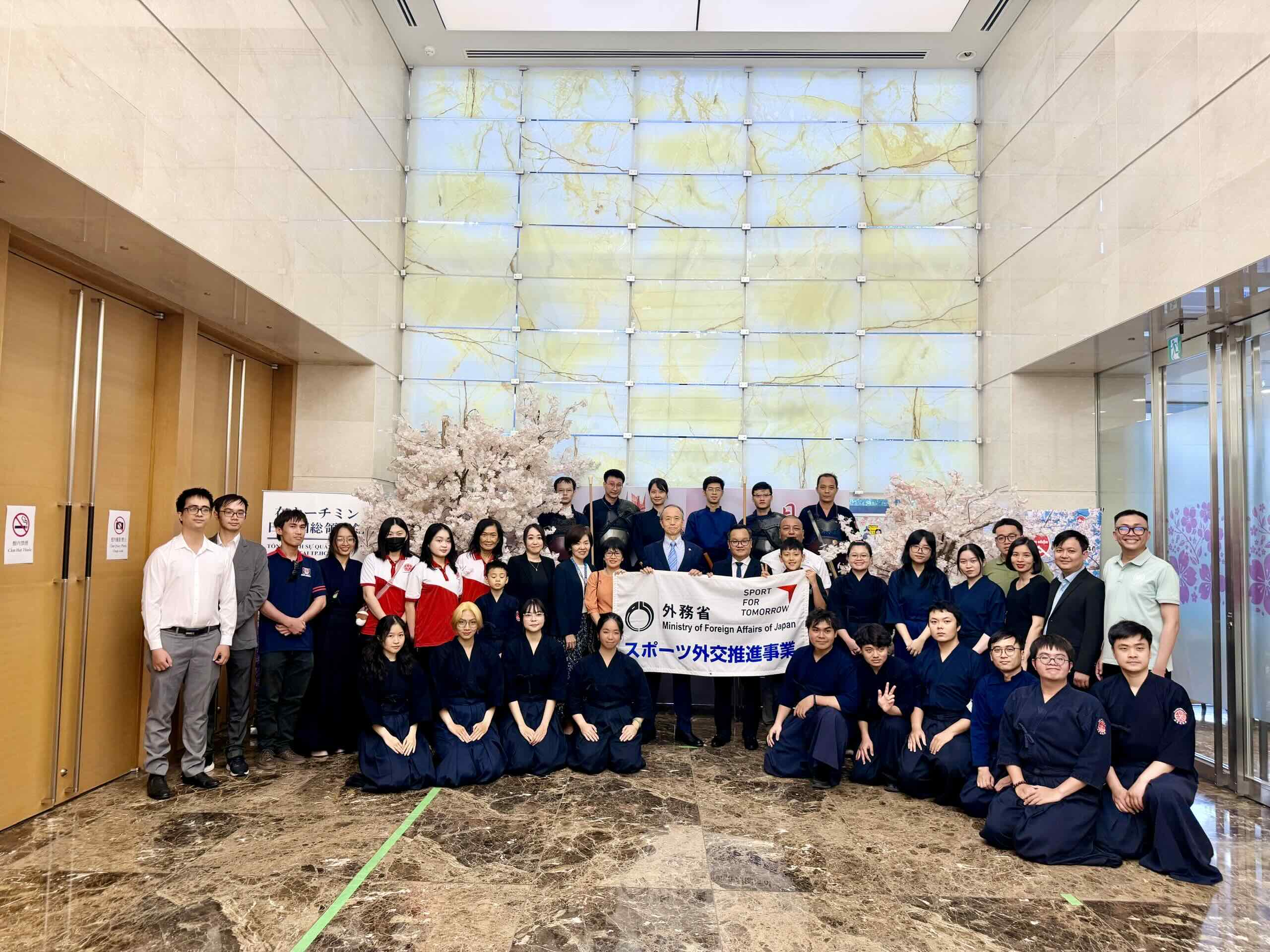 Japan expands sports diplomacy through Jukendo equipment donation in HCMC